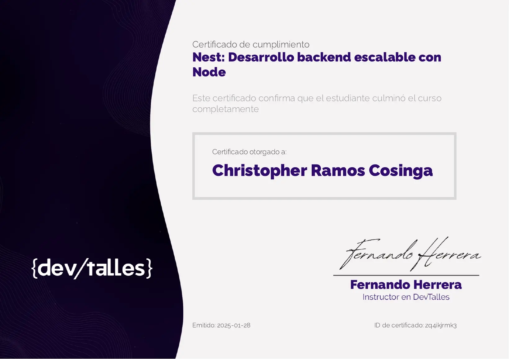 Nest: Desarrollo backend escalable con Node