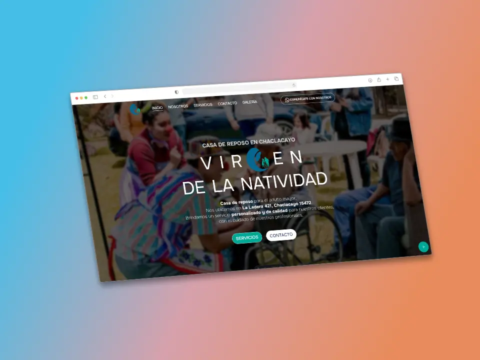 Web Corporativa Virgen de la Natividad